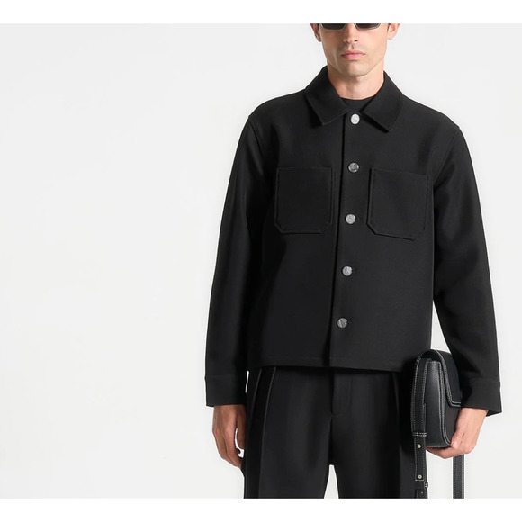 New Maniere de Voir Benoit Twill Pocket Jacket M Sleek City - Picture 2 of 11